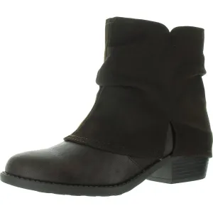 312856 Womens Two Tone Manmade Chukka Boots