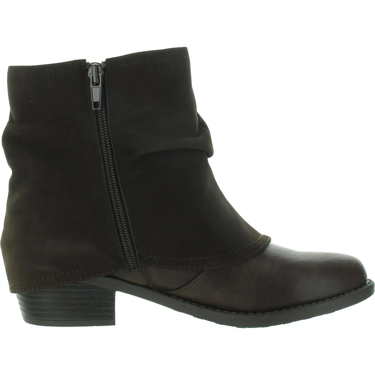 312856 Womens Two Tone Manmade Chukka Boots