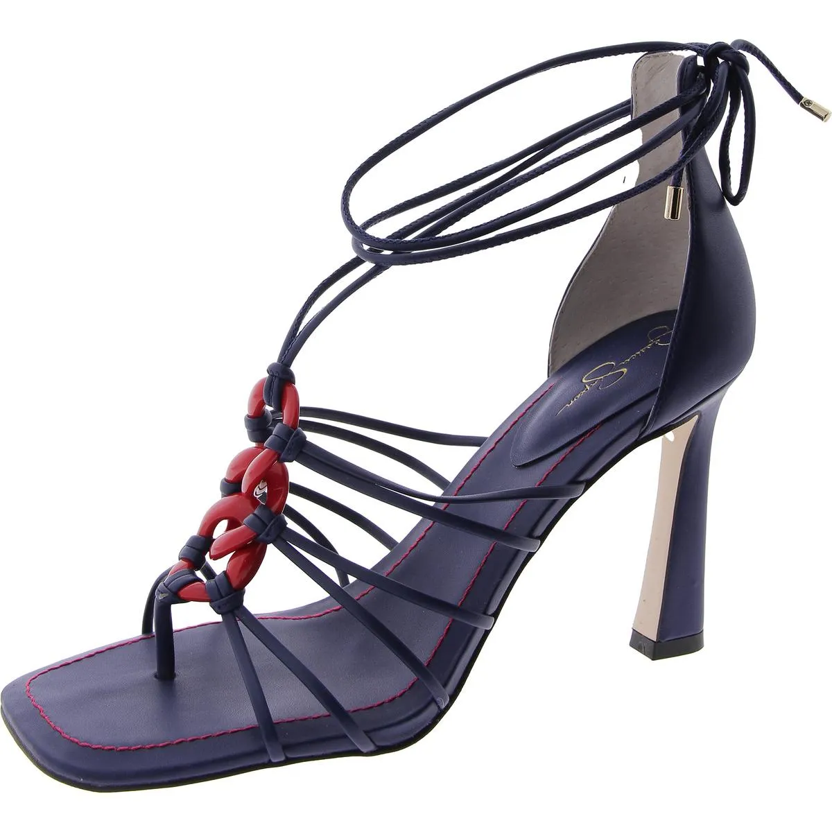 Achaia Womens Square Toe Thong Strappy Sandals