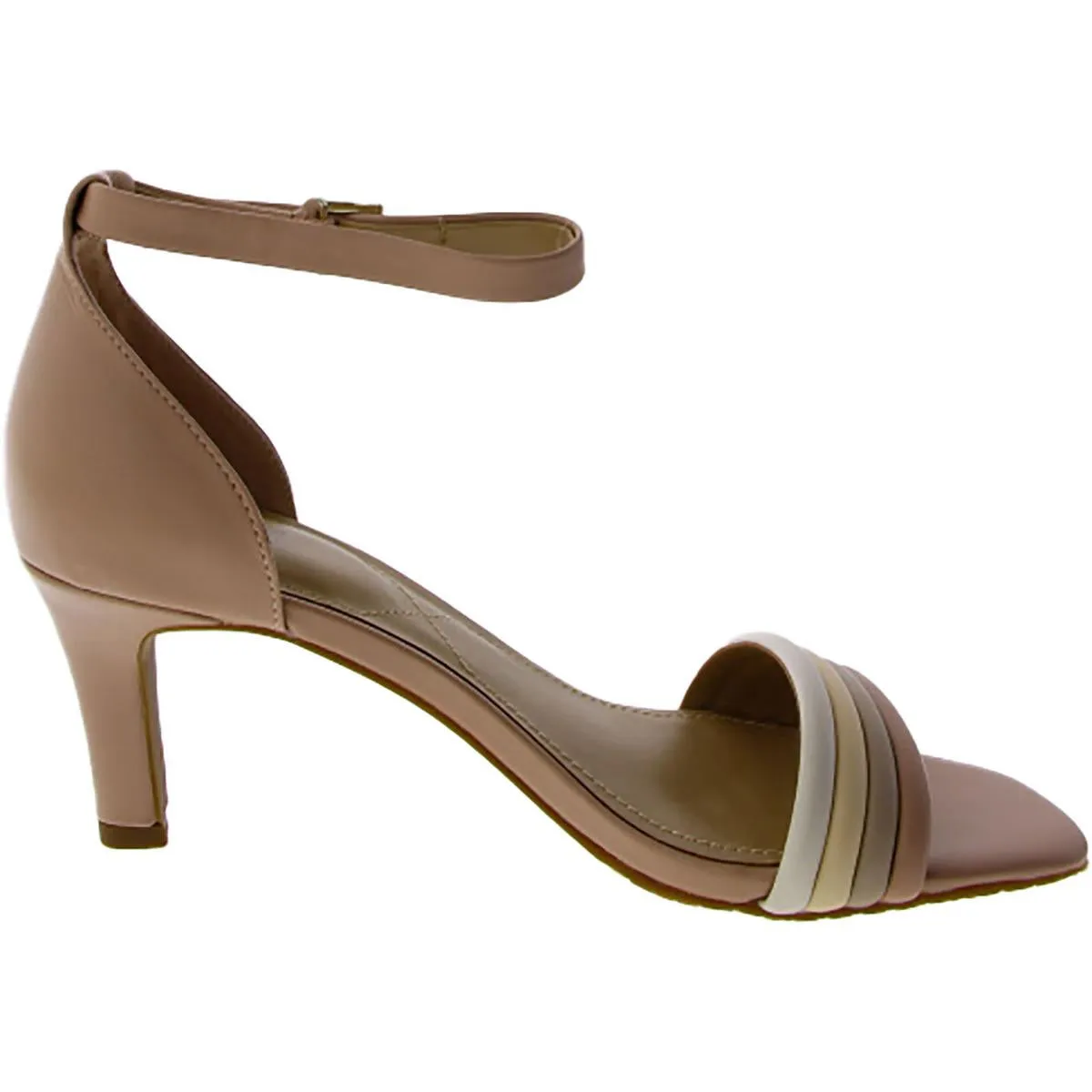 Addie Womens Leather Dressy Heels
