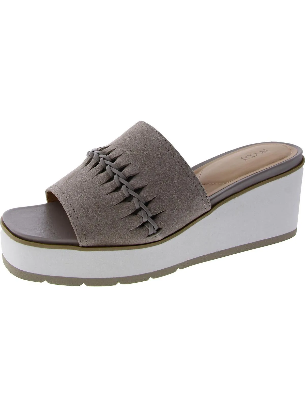 Addie Womens Leather Dressy Heels