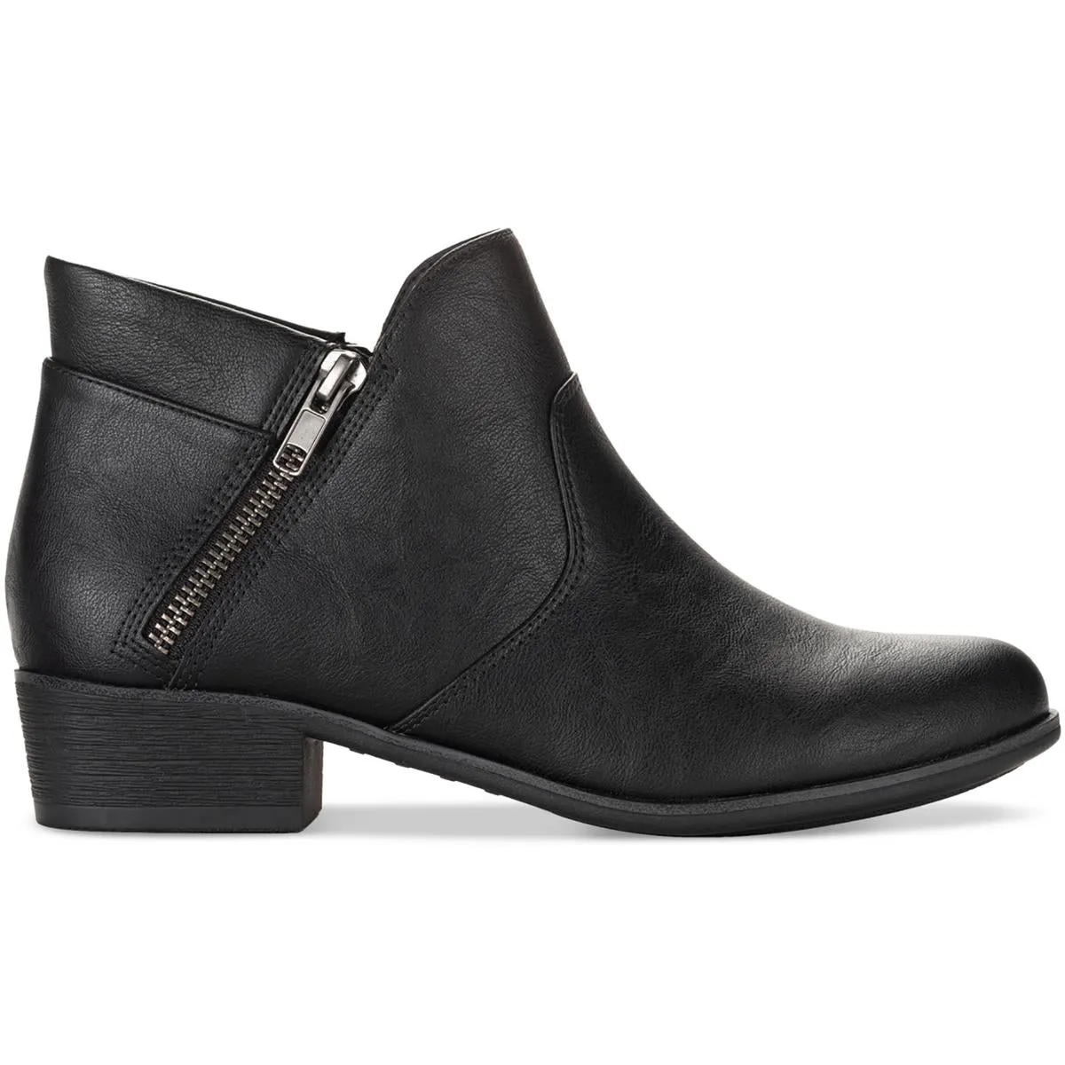 Adelinee Womens Padded Insole Almond Toe Ankle Boots