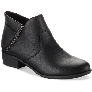 Adelinee Womens Padded Insole Almond Toe Ankle Boots