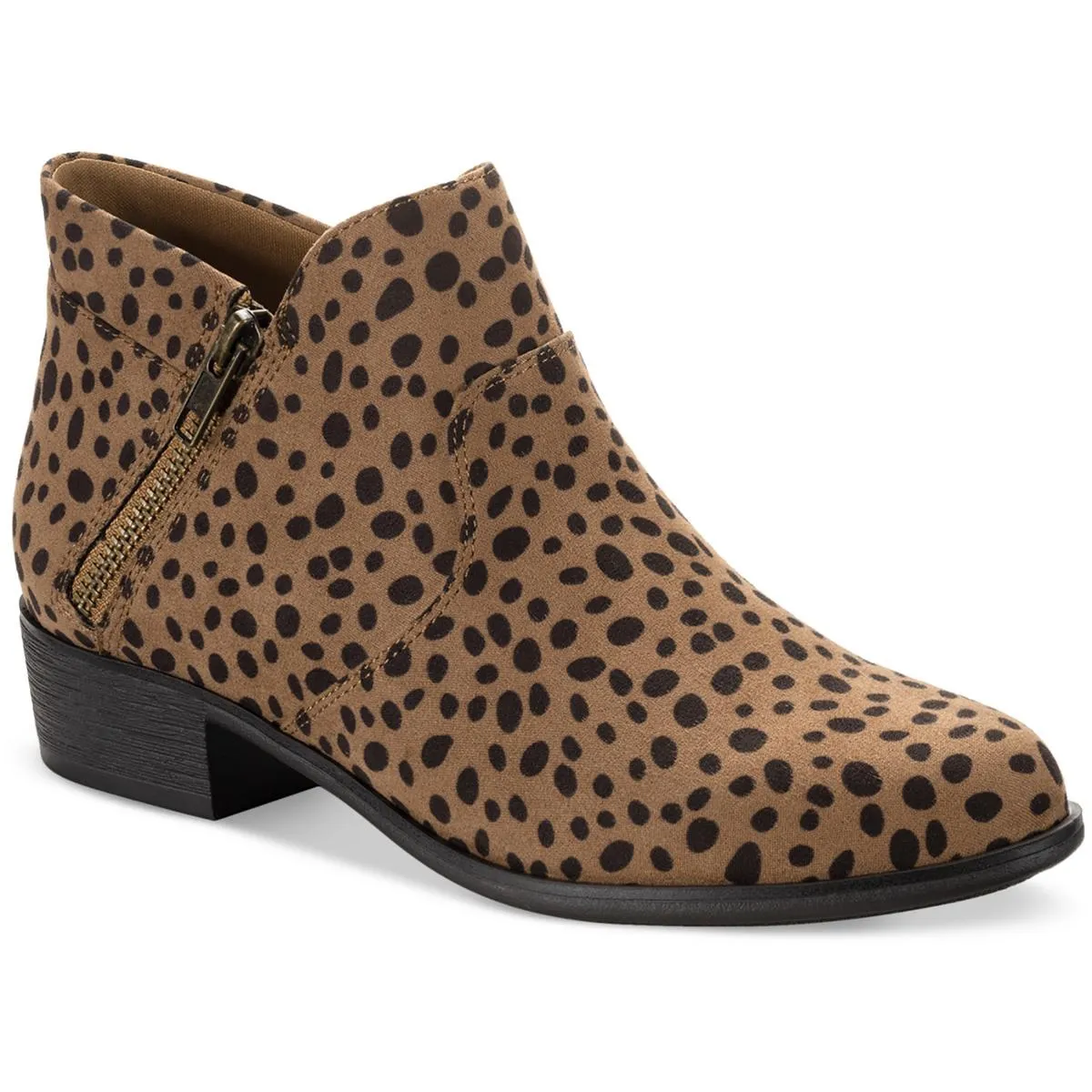 Adelinee Womens Padded Insole Almond Toe Ankle Boots