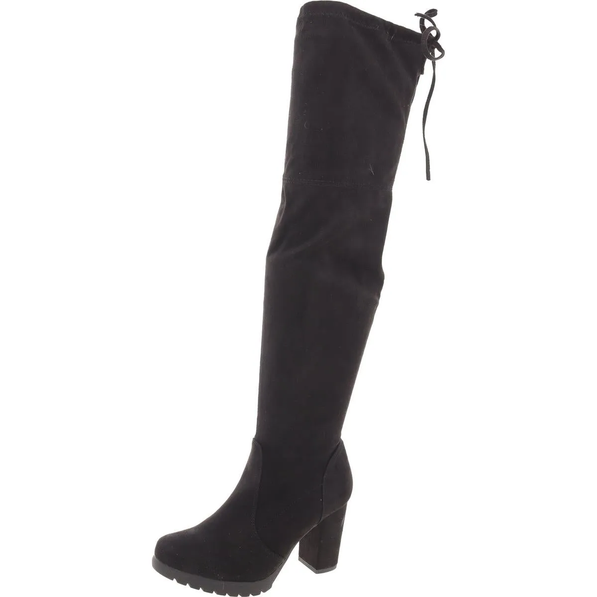 Adora Womens Zip Up Pull On Over-The-Knee Boots