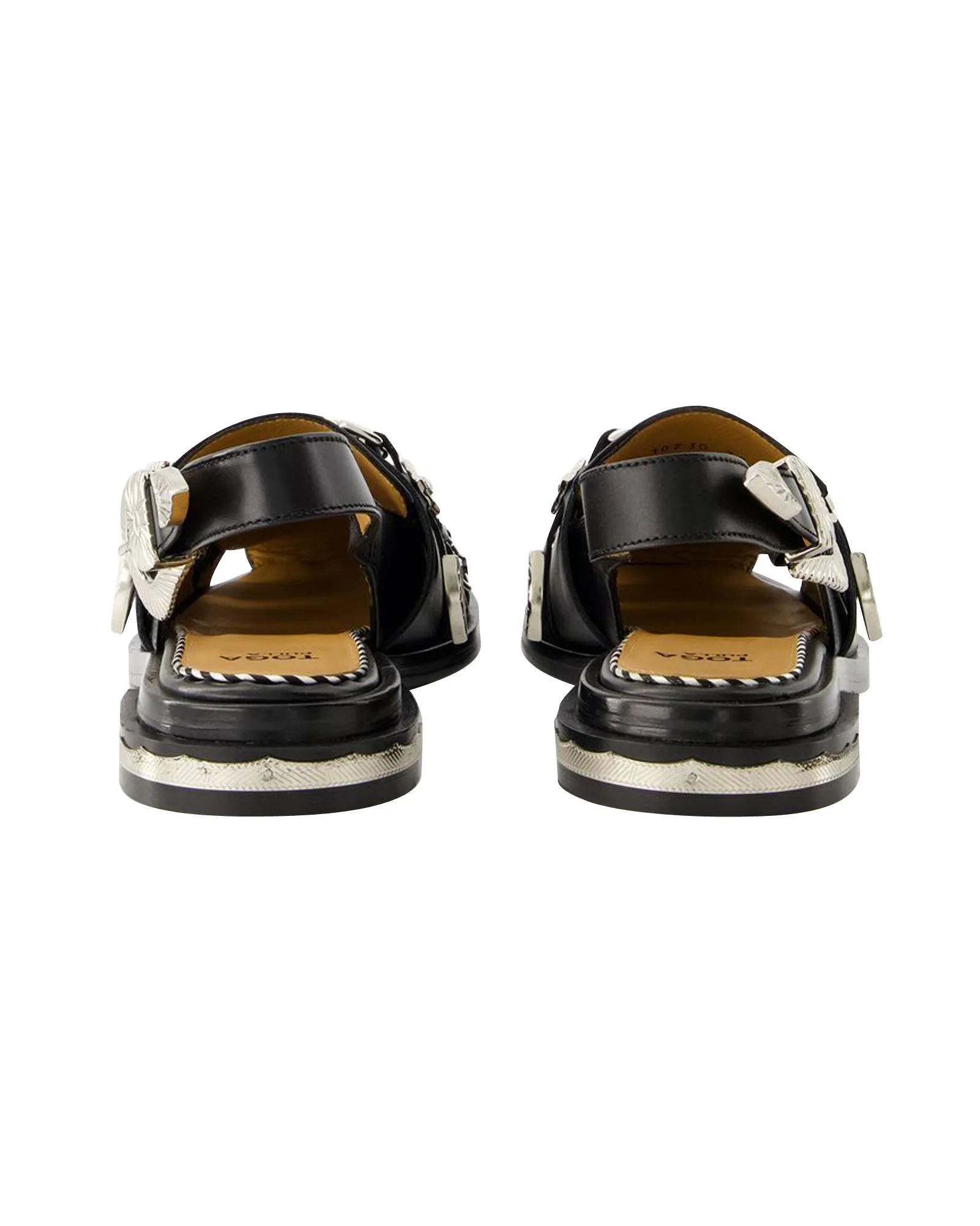 Aj1312 Sandals - Toga Pulla - Leather - Black