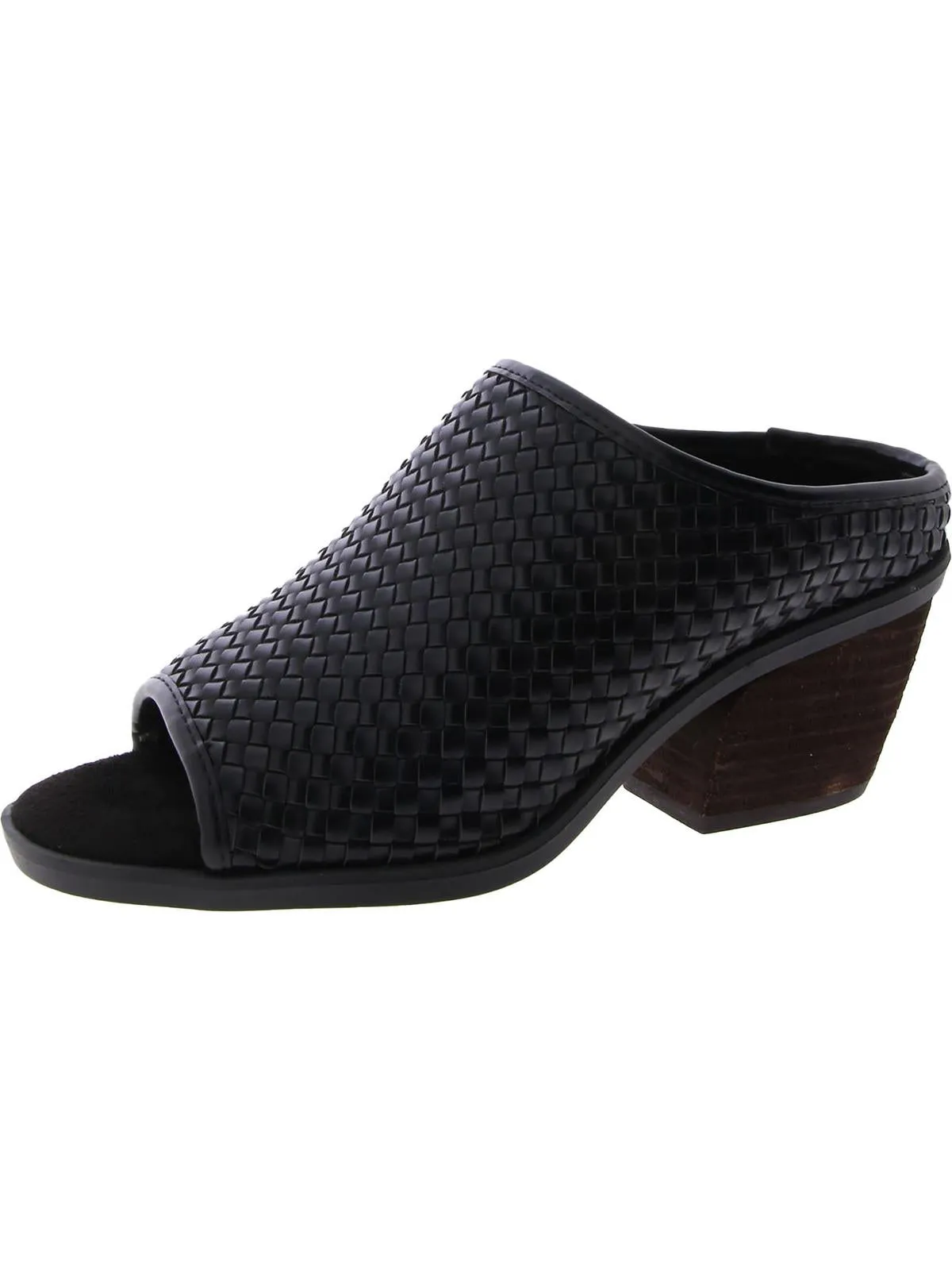 Alivia Womens Slip On Woven Mule Sandals