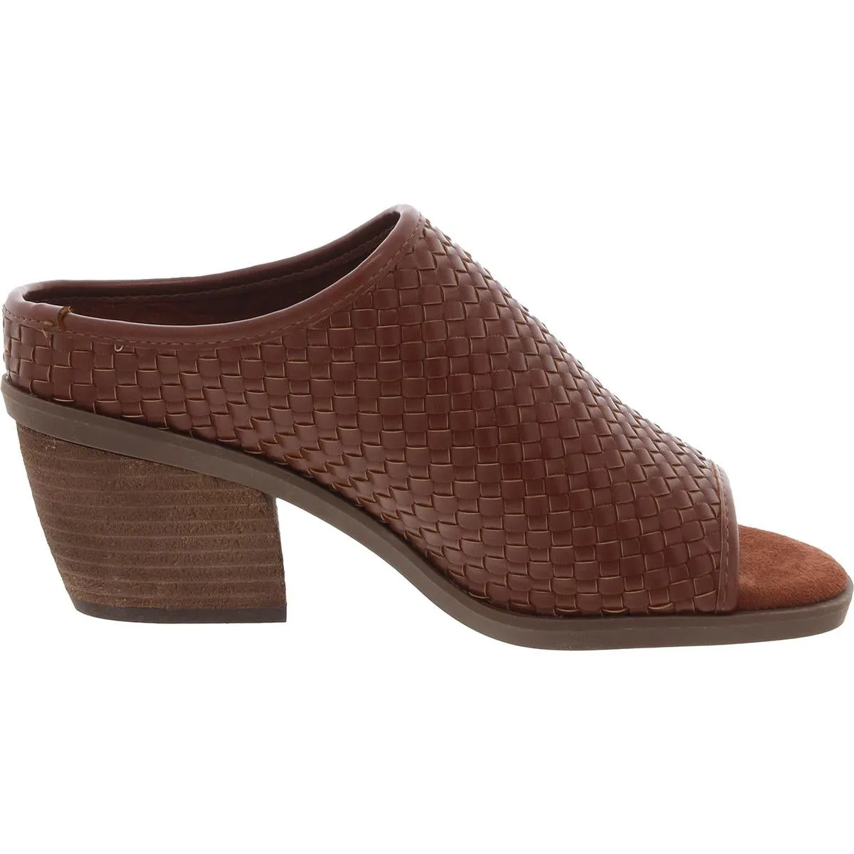 Alivia Womens Slip On Woven Mule Sandals