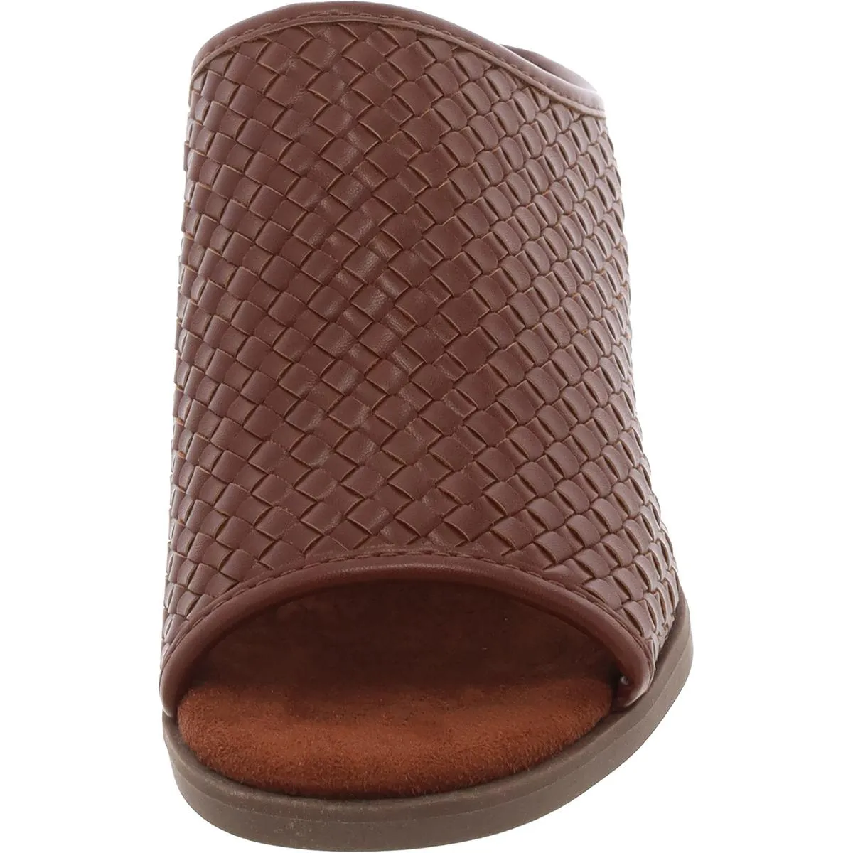Alivia Womens Slip On Woven Mule Sandals