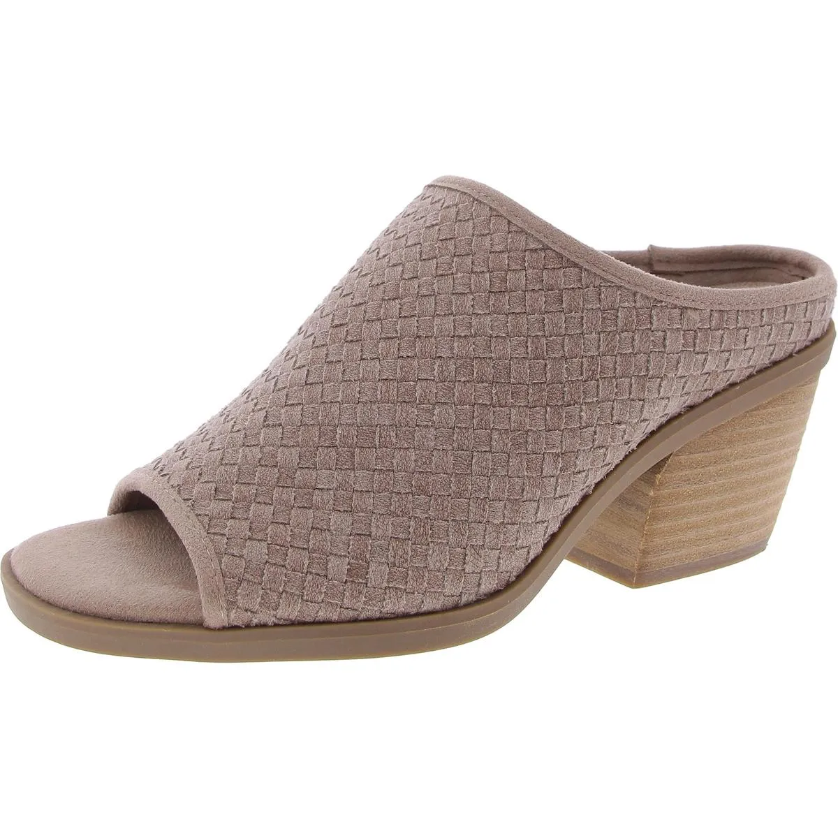 Alivia Womens Slip On Woven Mule Sandals