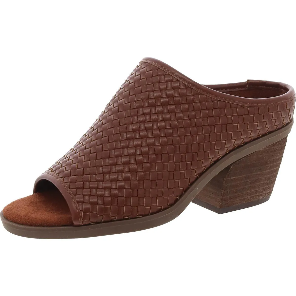 Alivia Womens Slip On Woven Mule Sandals