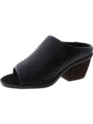 Alivia Womens Slip On Woven Mule Sandals