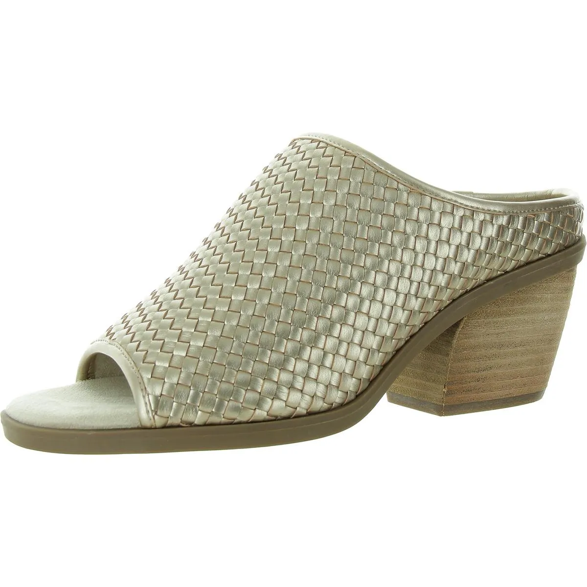 Alivia Womens Slip On Woven Mule Sandals