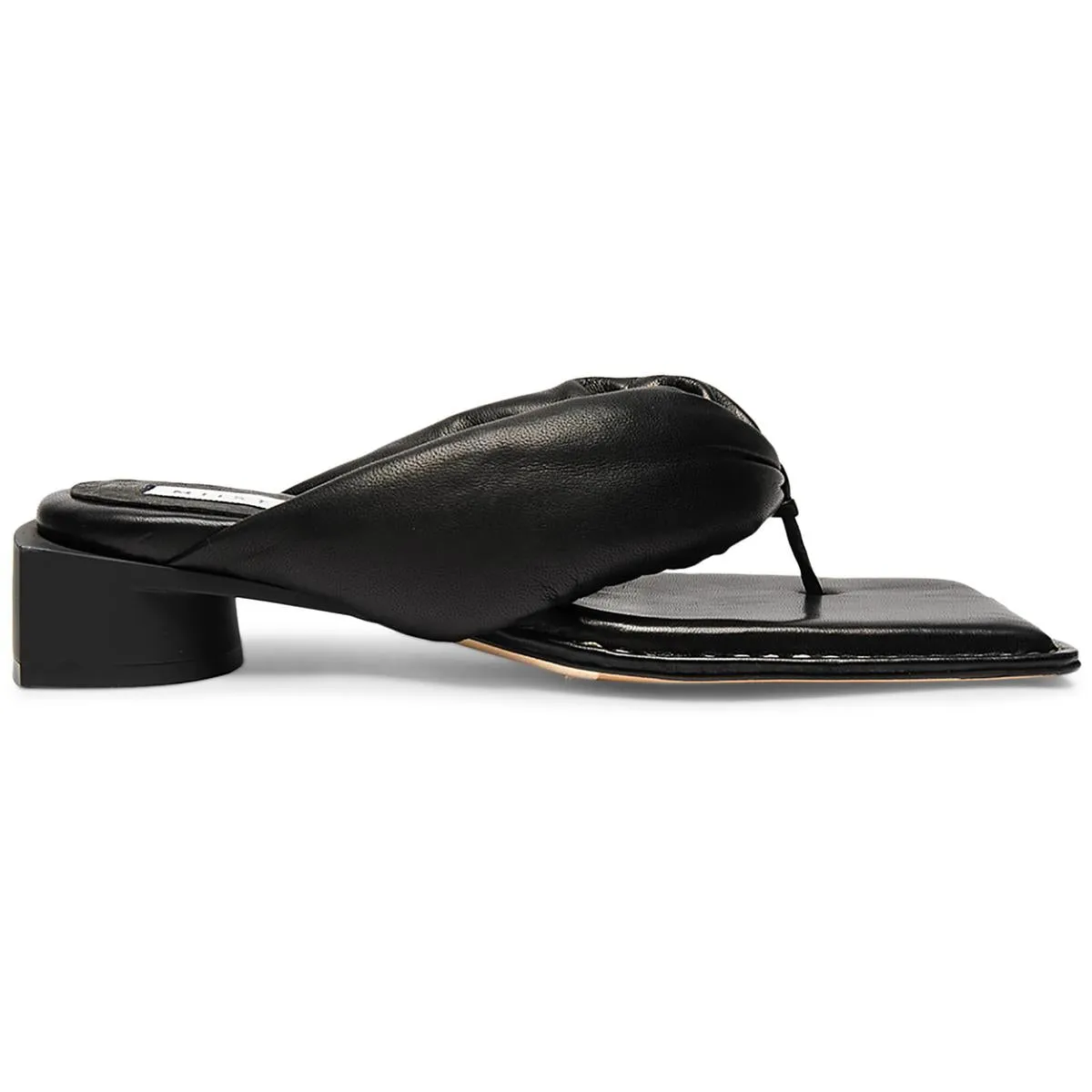 Anais Womens Square Toe Slip On Flip-Flops