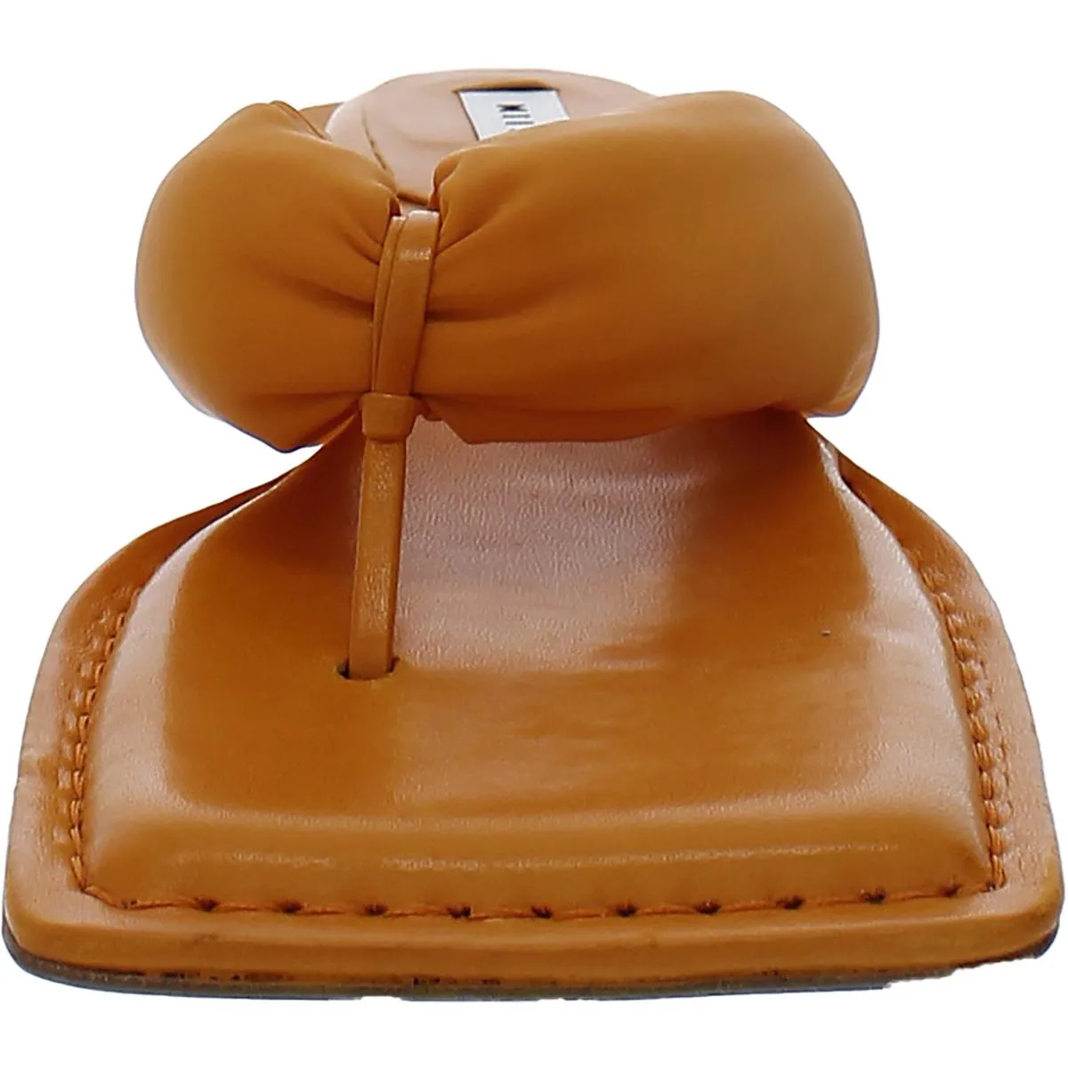 Anais Womens Square Toe Slip On Flip-Flops