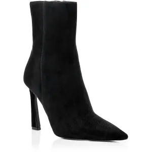 AQLEONA Womens Zipper Leather Ankle Boots