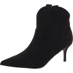AUDEN Womens Zipper Faux Suede Booties