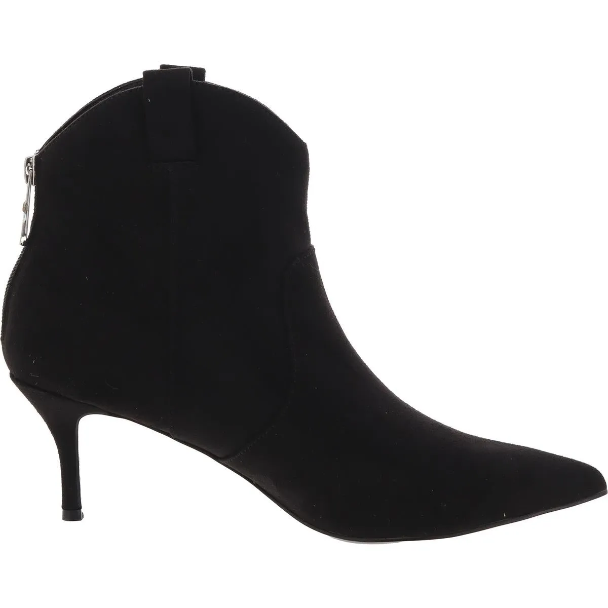AUDEN Womens Zipper Faux Suede Booties
