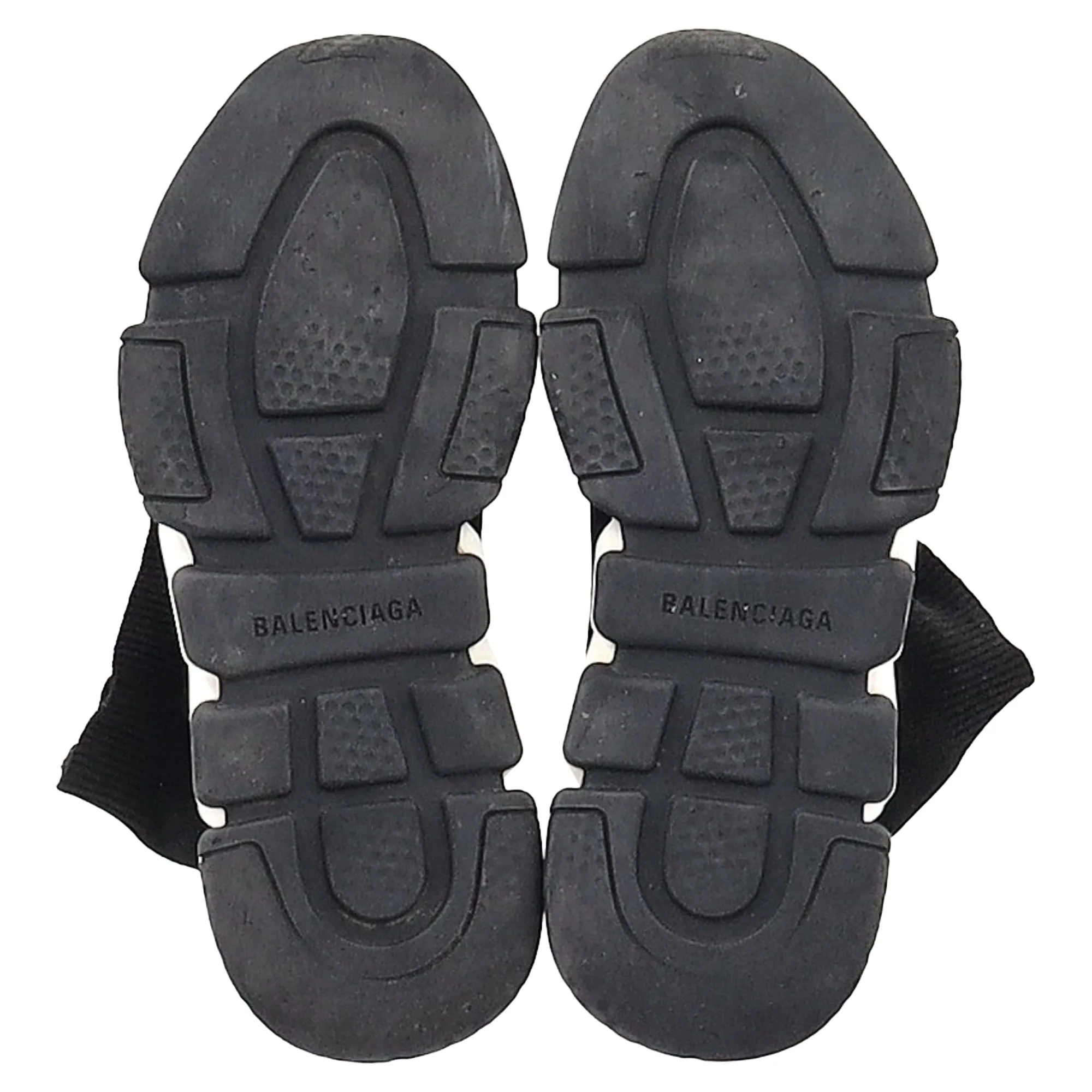 Balenciaga Speed Trainer Shoes in Black Polyester