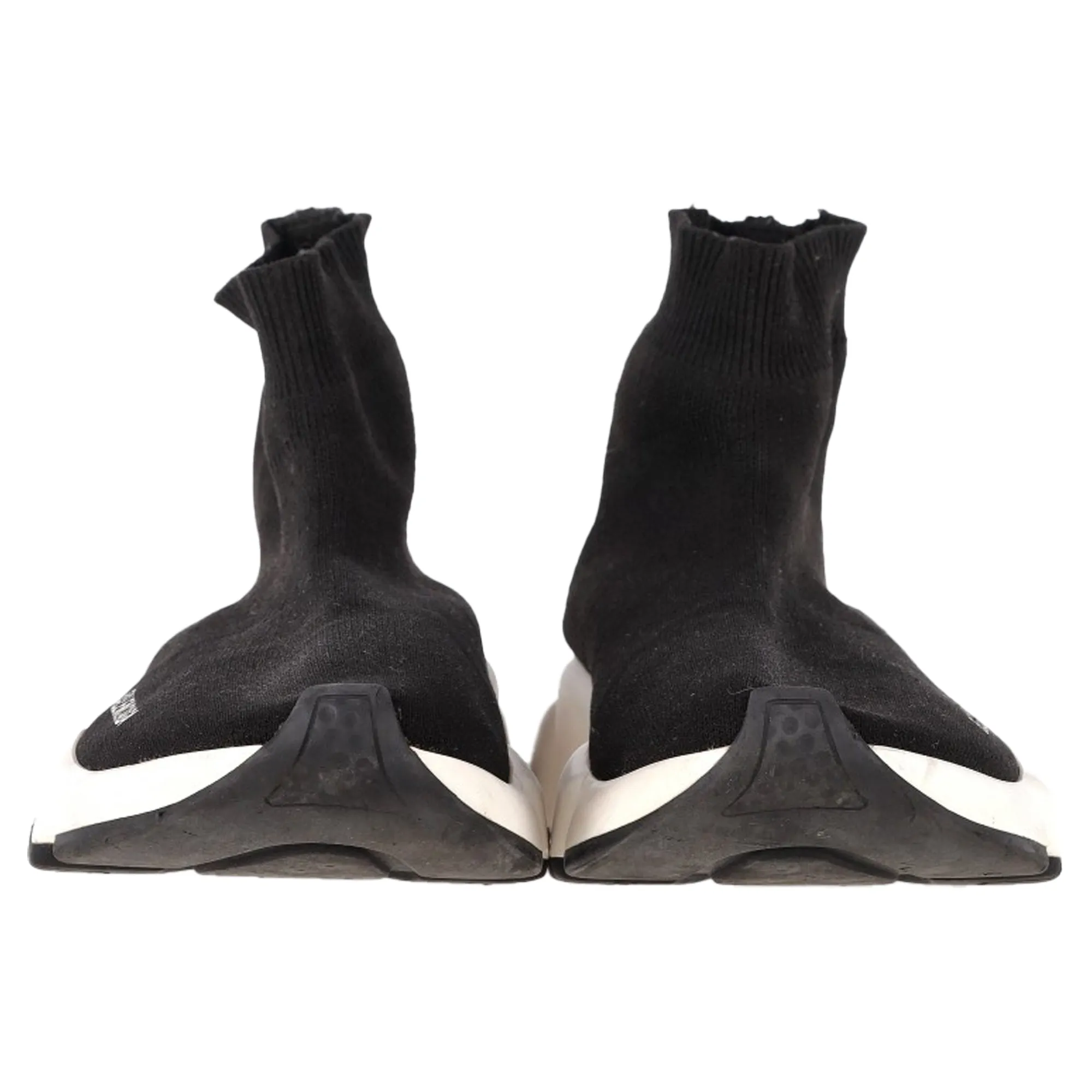 Balenciaga Speed Trainer Shoes in Black Polyester