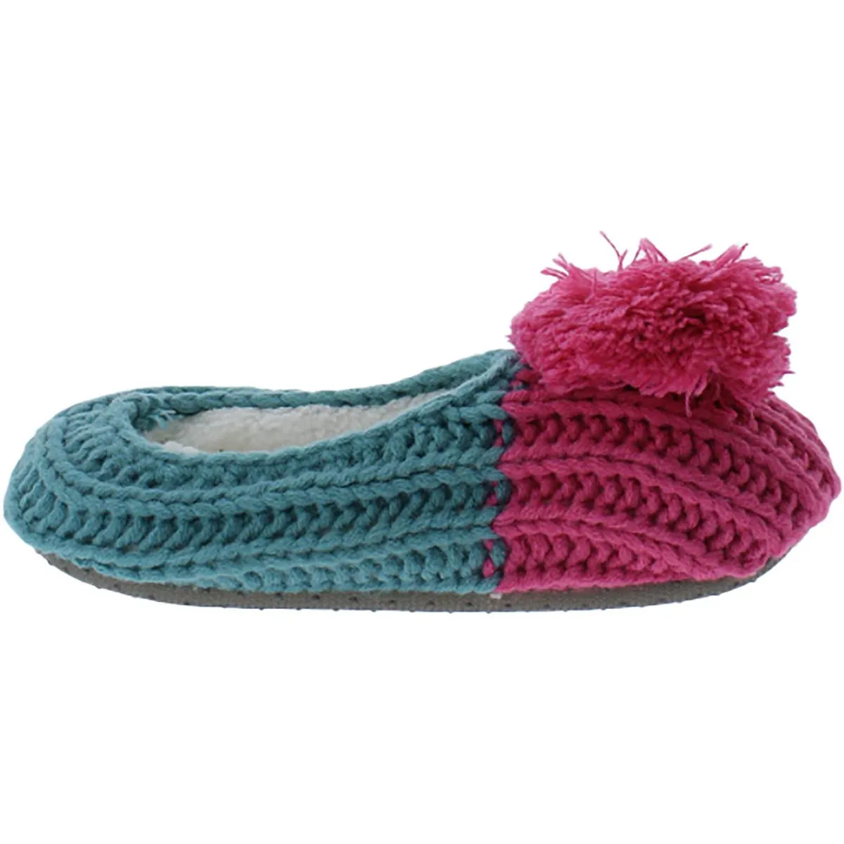 Ballerina Womens Faux Fur Ballet Slippers