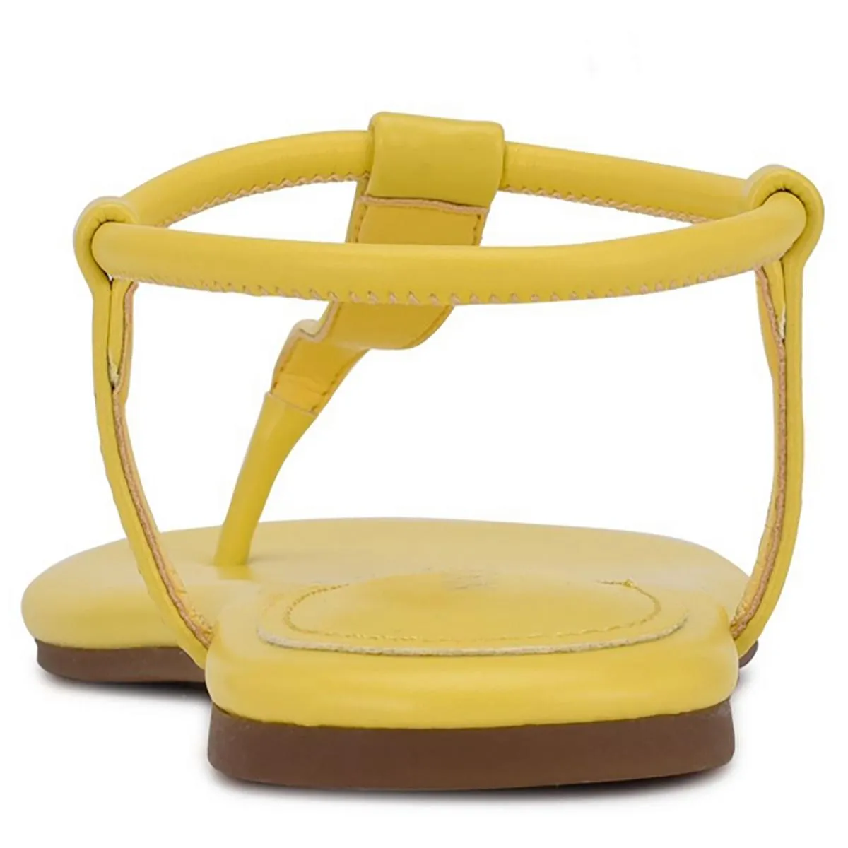 BASSIE3  Womens Faux Leather Thong Ankle Strap