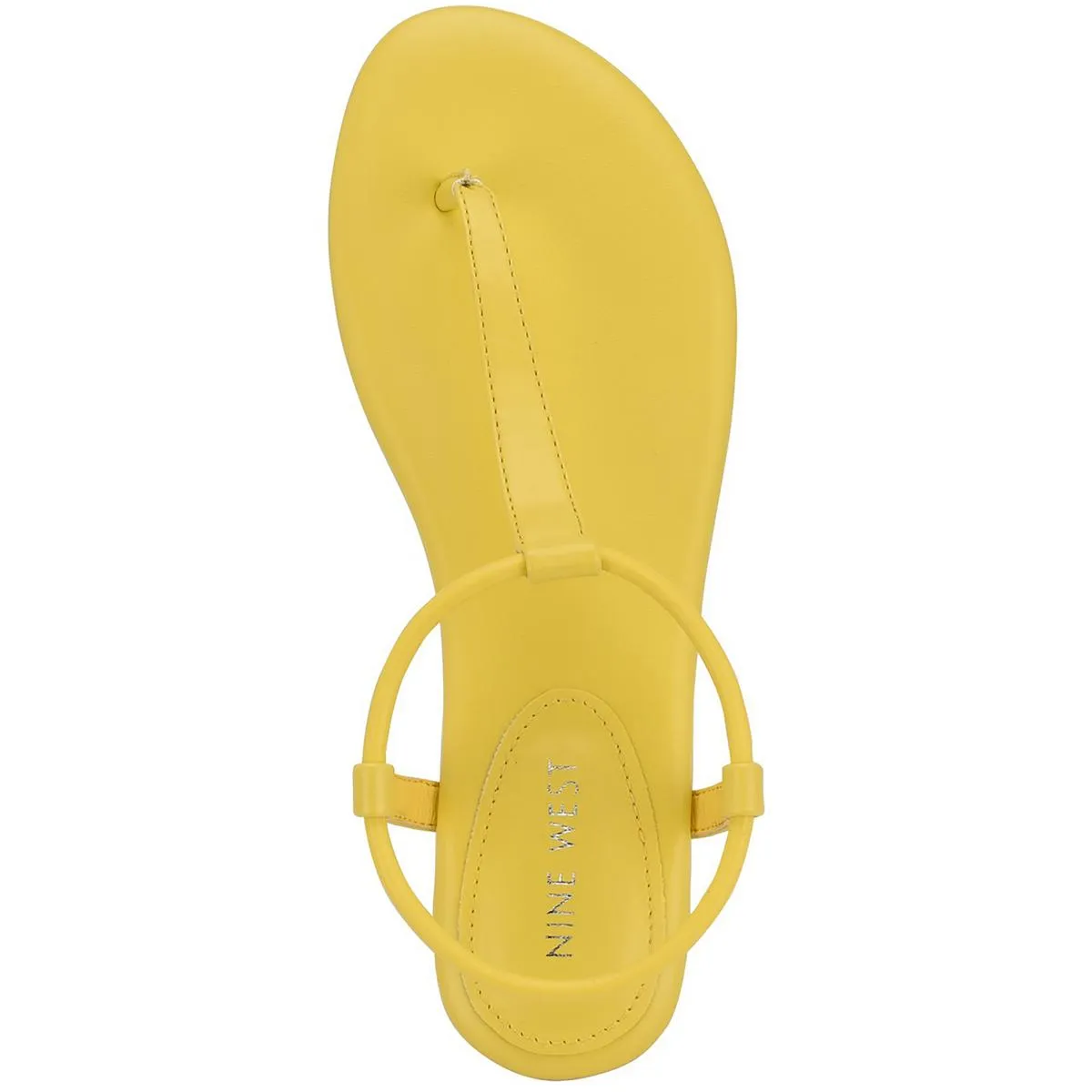 BASSIE3  Womens Faux Leather Thong Ankle Strap