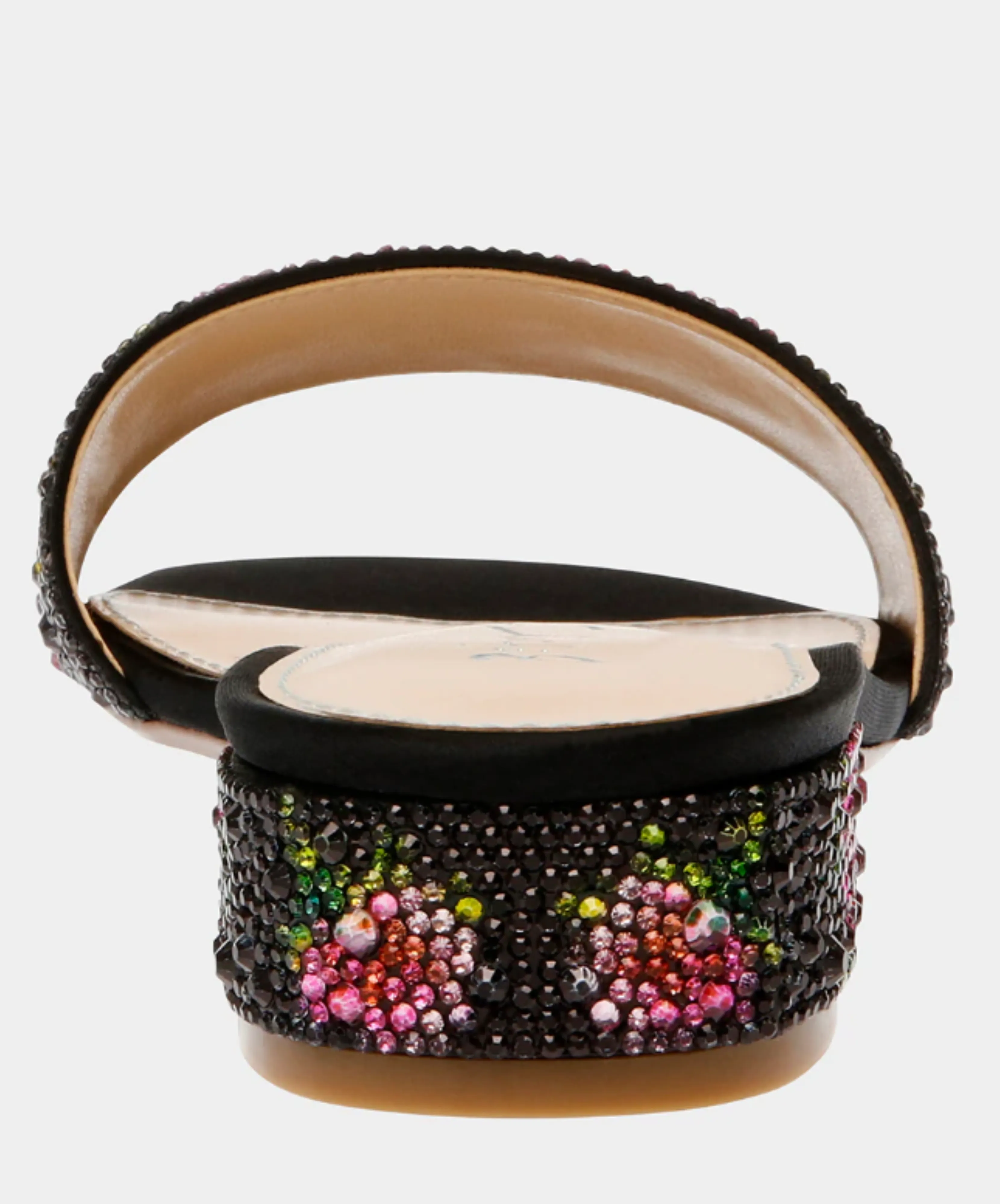 Betsey Johnson Sunny Black Pink Floral Slip On