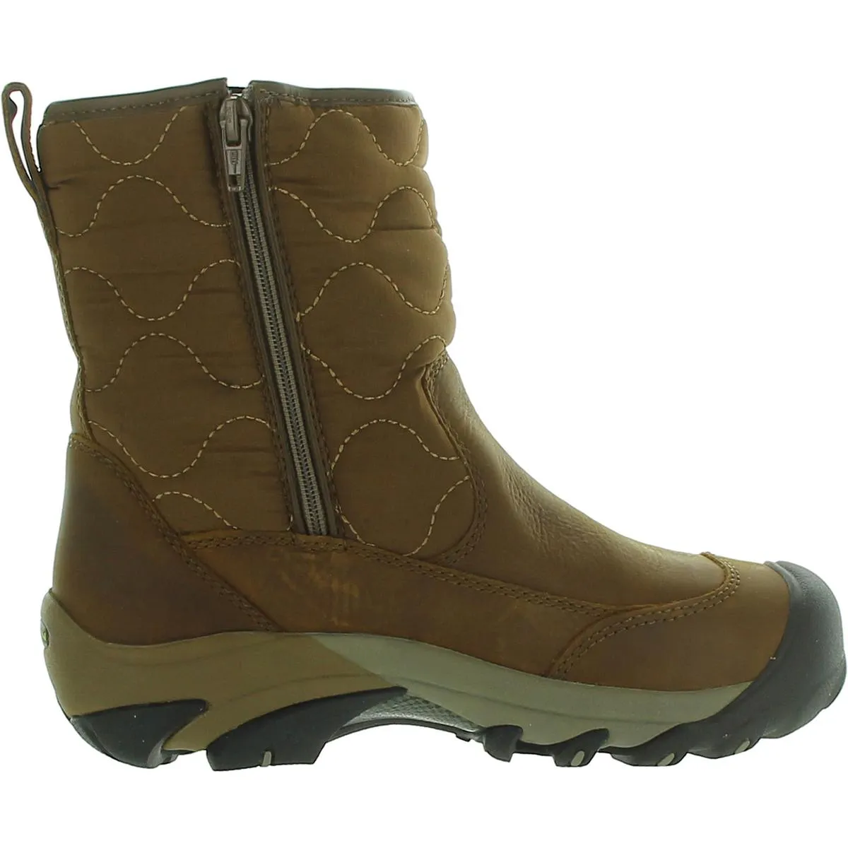 Betty Womens Leather Quilted Winter & Snow Boots