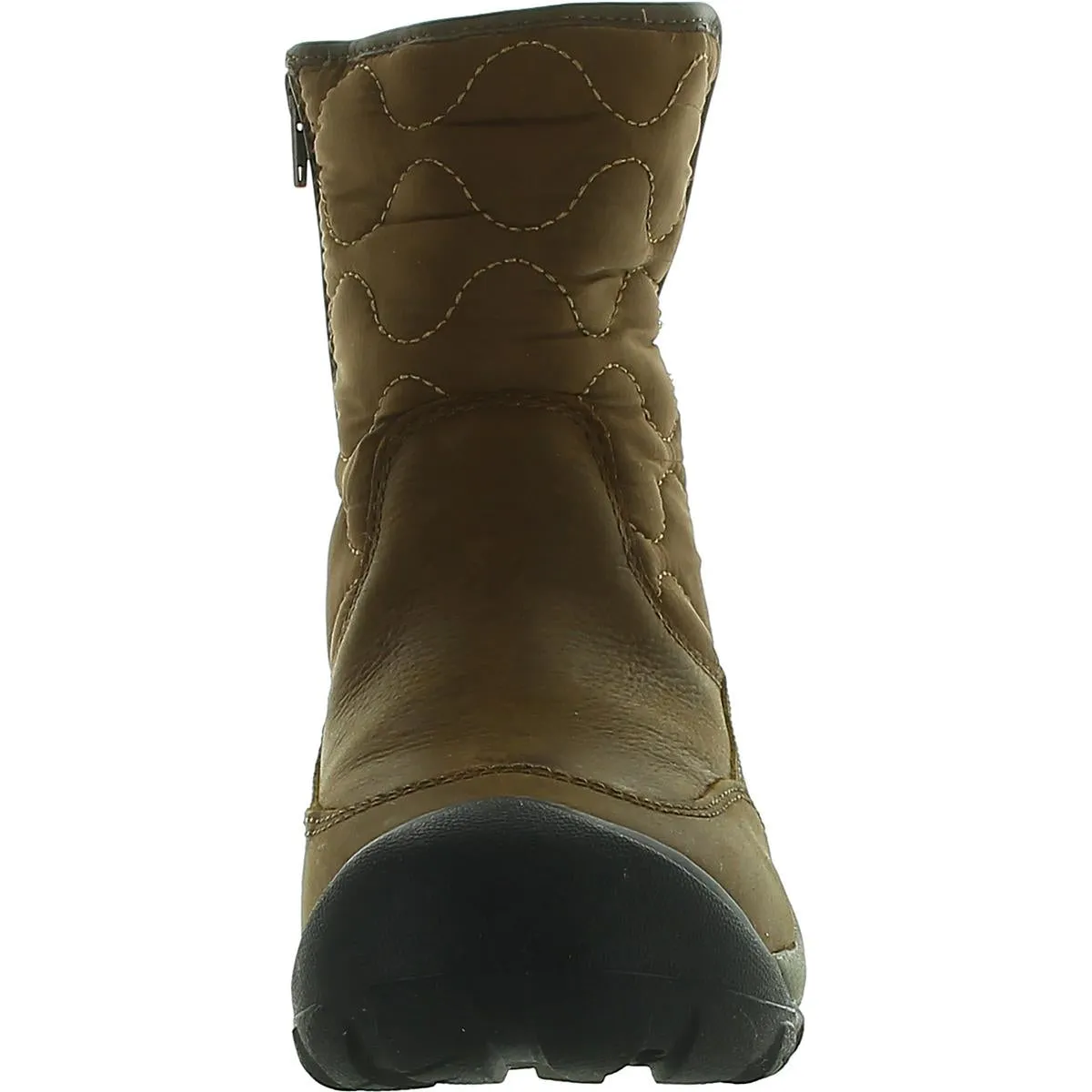 Betty Womens Leather Quilted Winter & Snow Boots