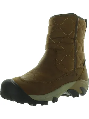 Betty Womens Leather Quilted Winter & Snow Boots