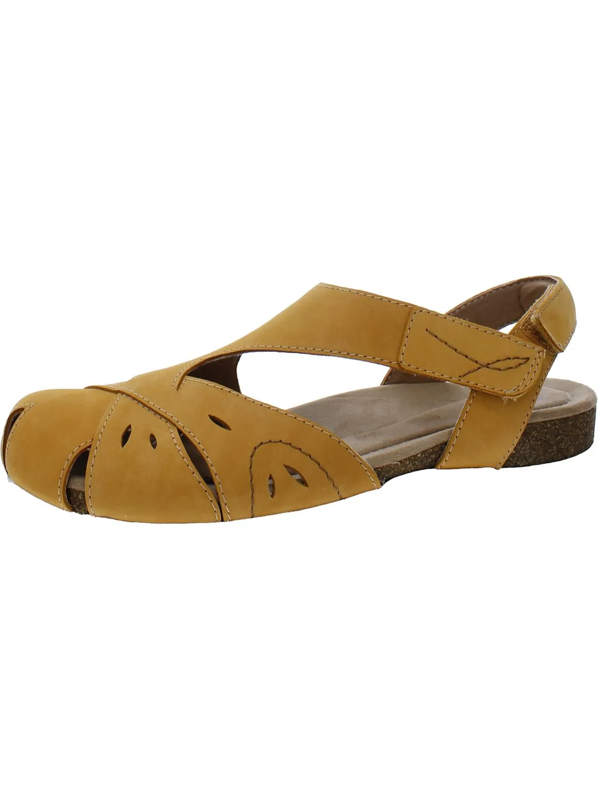 Birdine  Womens Laceless Leather Slingback Sandals