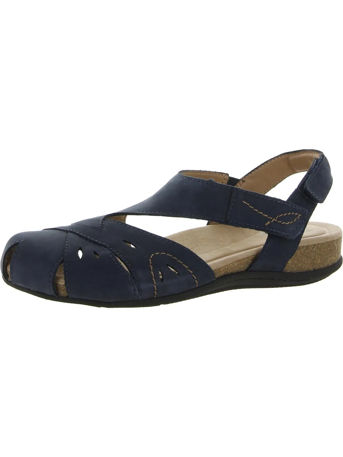 Birdine  Womens Laceless Leather Slingback Sandals