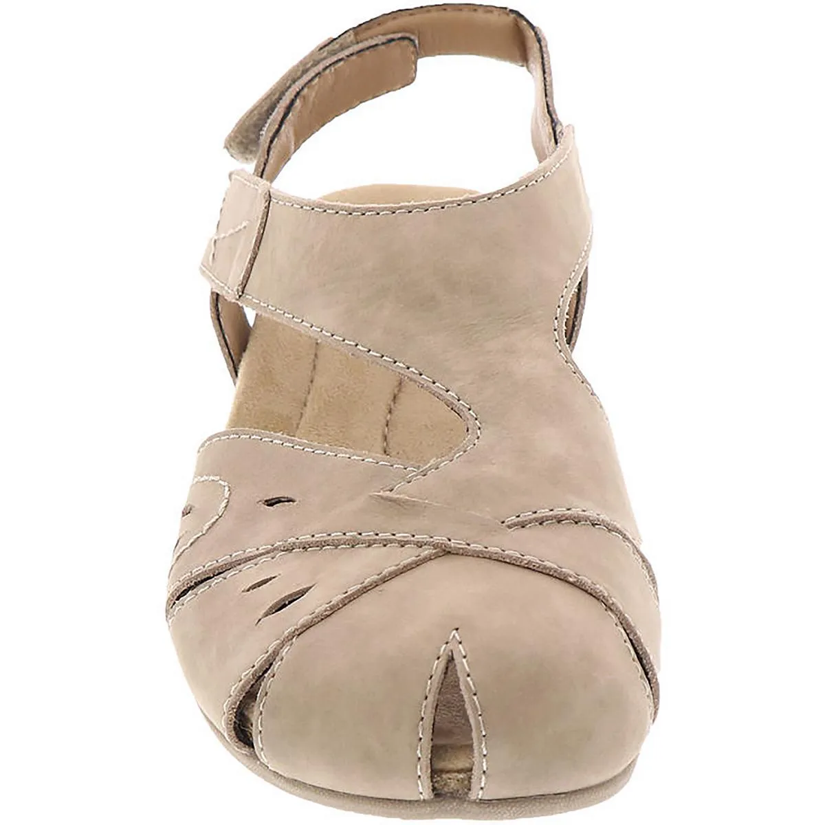 Birdine  Womens Laceless Leather Slingback Sandals