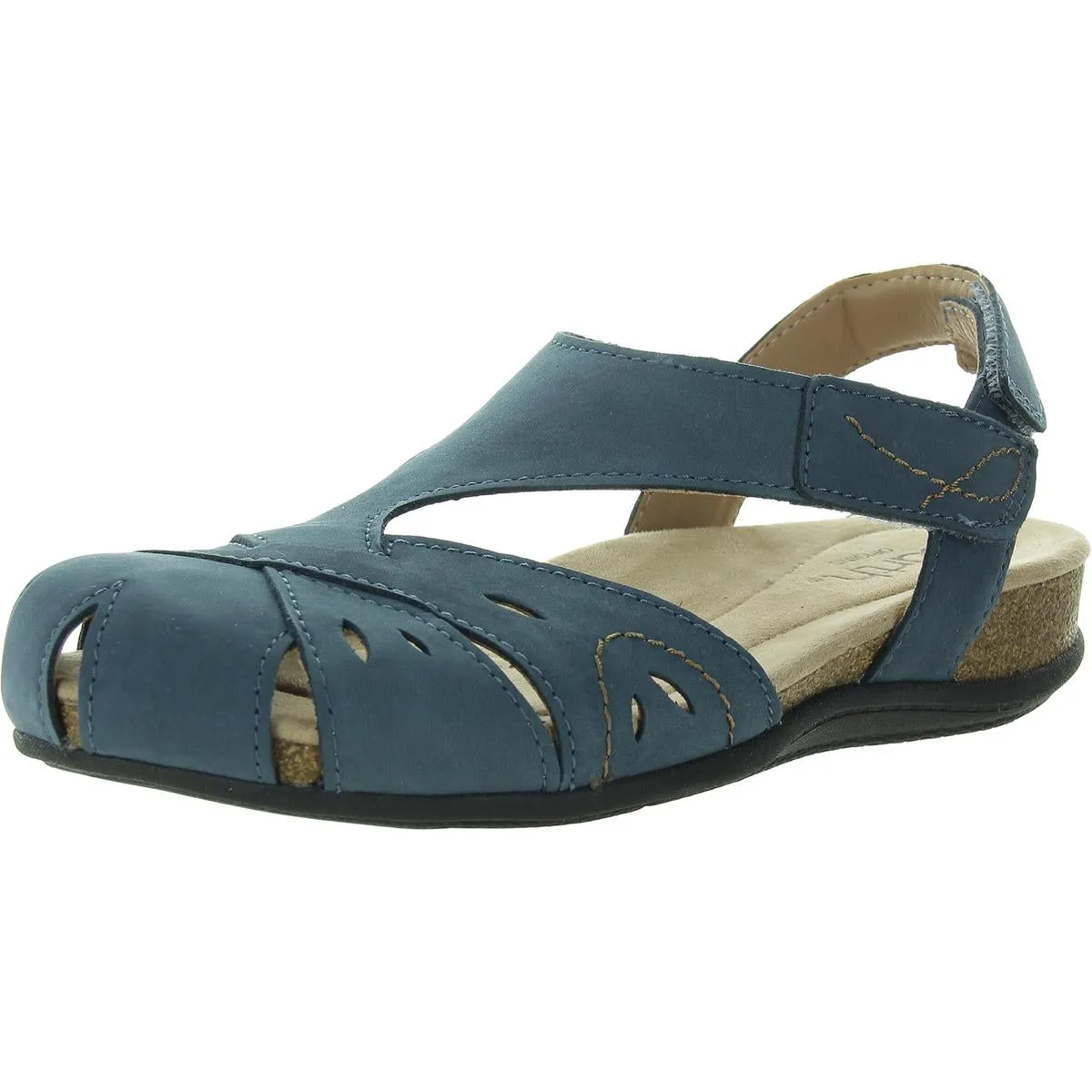 Birdine  Womens Laceless Leather Slingback Sandals