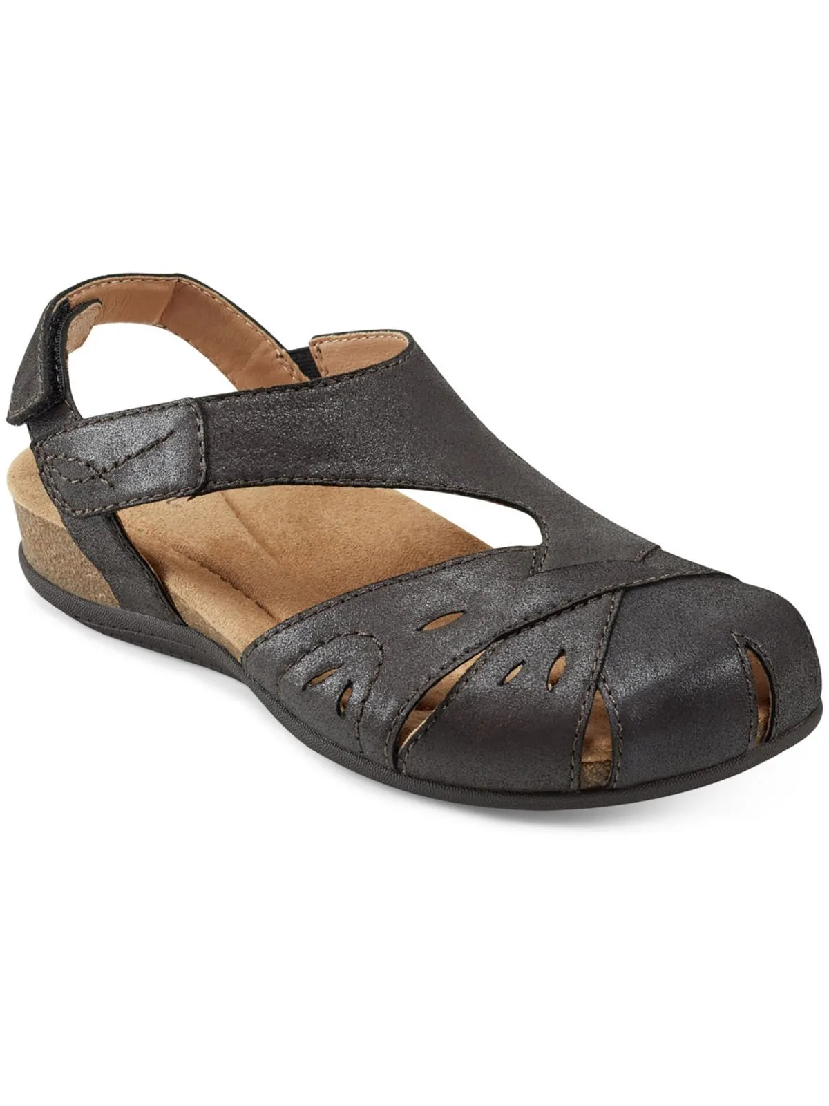 Birdine  Womens Laceless Leather Slingback Sandals