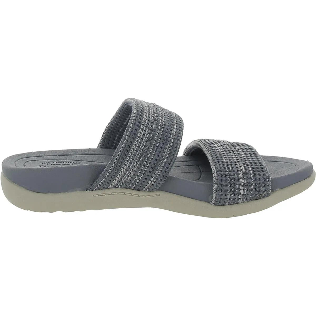 Blaire Low Foam Double Band Womens Casual Flat Slide Sandals