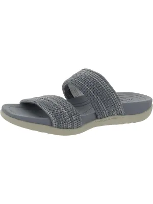 Blaire Low Foam Double Band Womens Casual Flat Slide Sandals