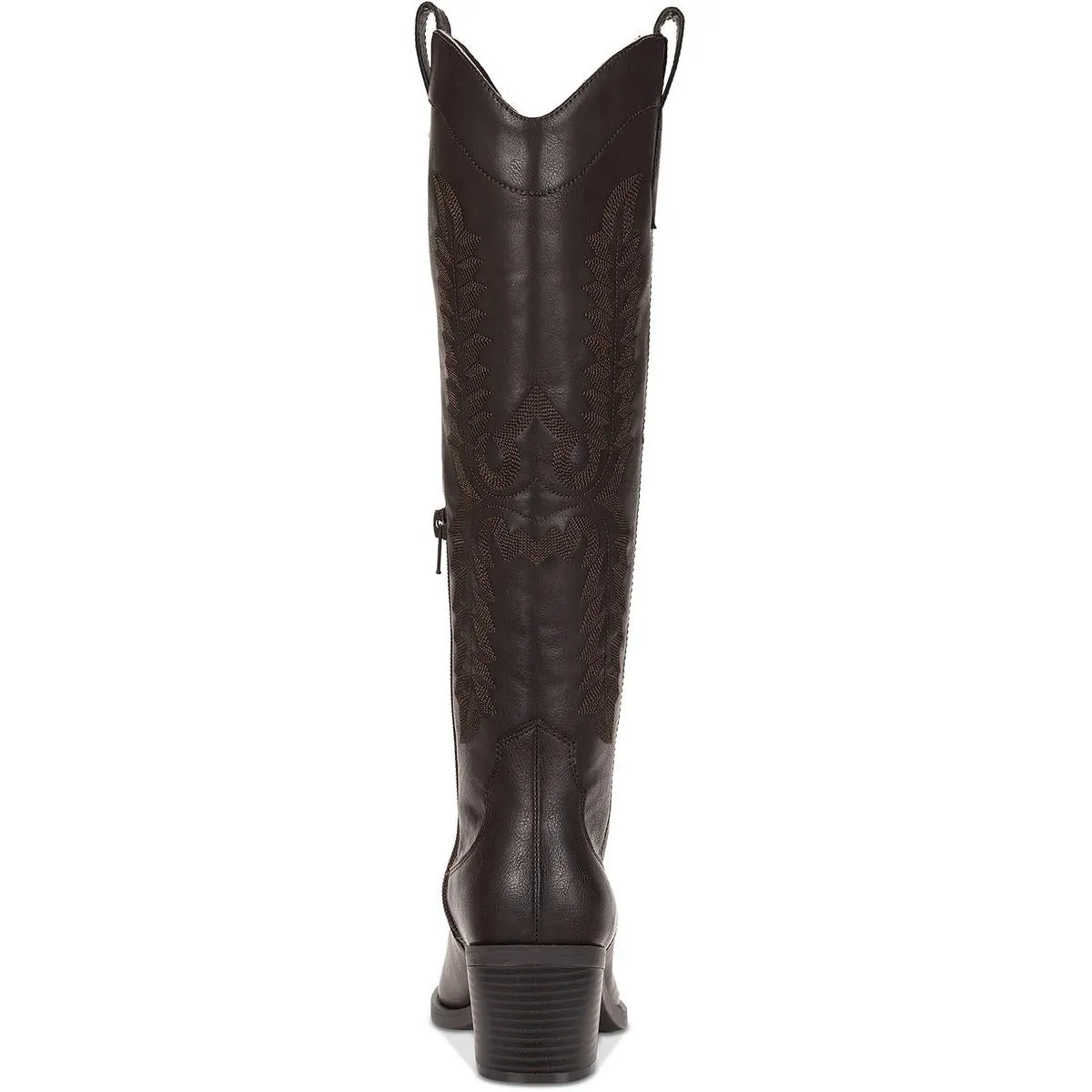 BODHIIIP Womens Zipper Manmade Cowboy, Western Boots