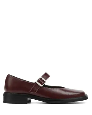 Brooklyn Burgundy Leather