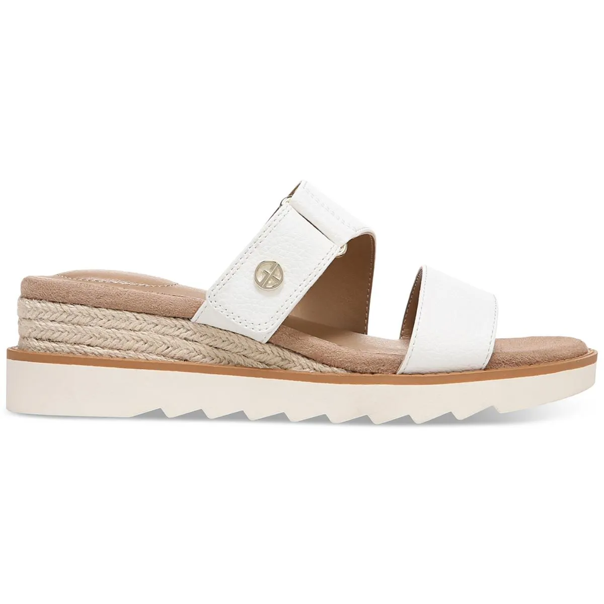 Bryerr Womens Faux Leather Adjustable Espadrilles
