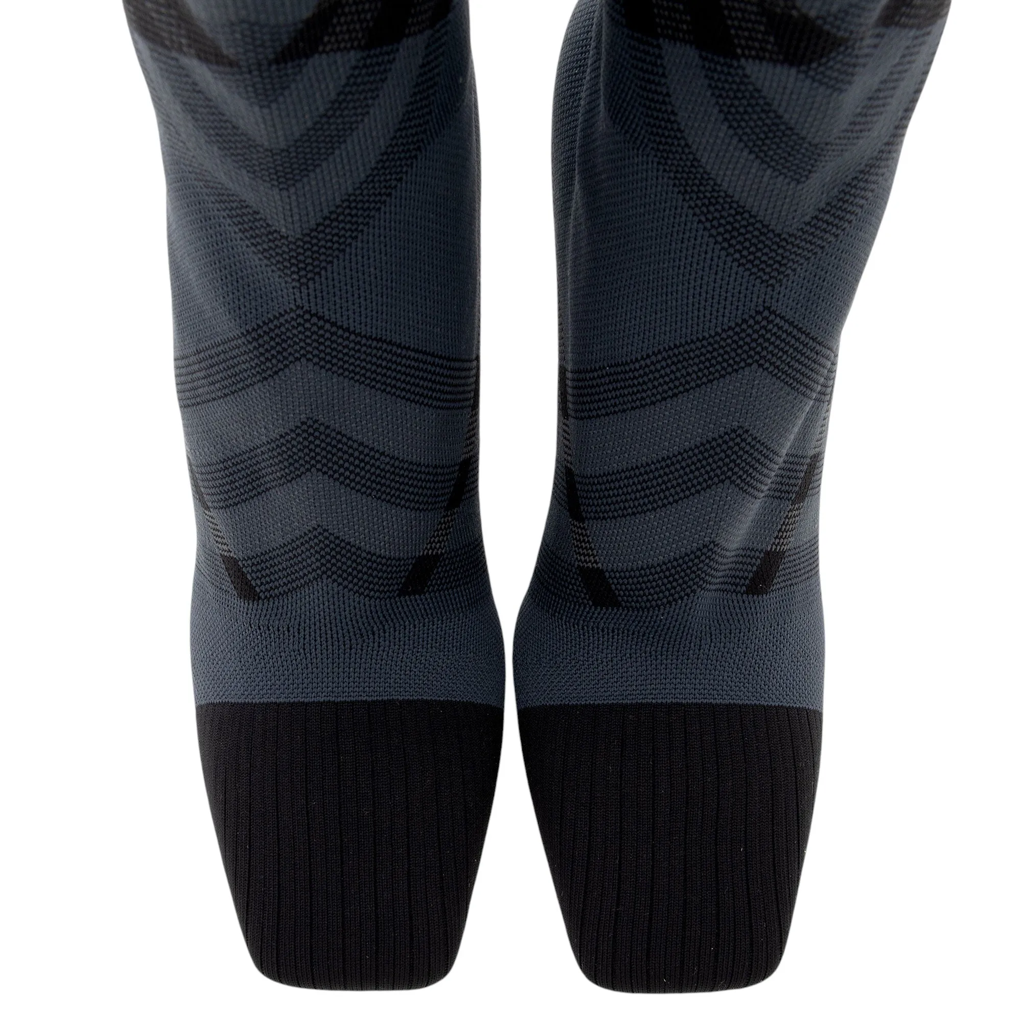 Burberry Knit Check Sock Boots