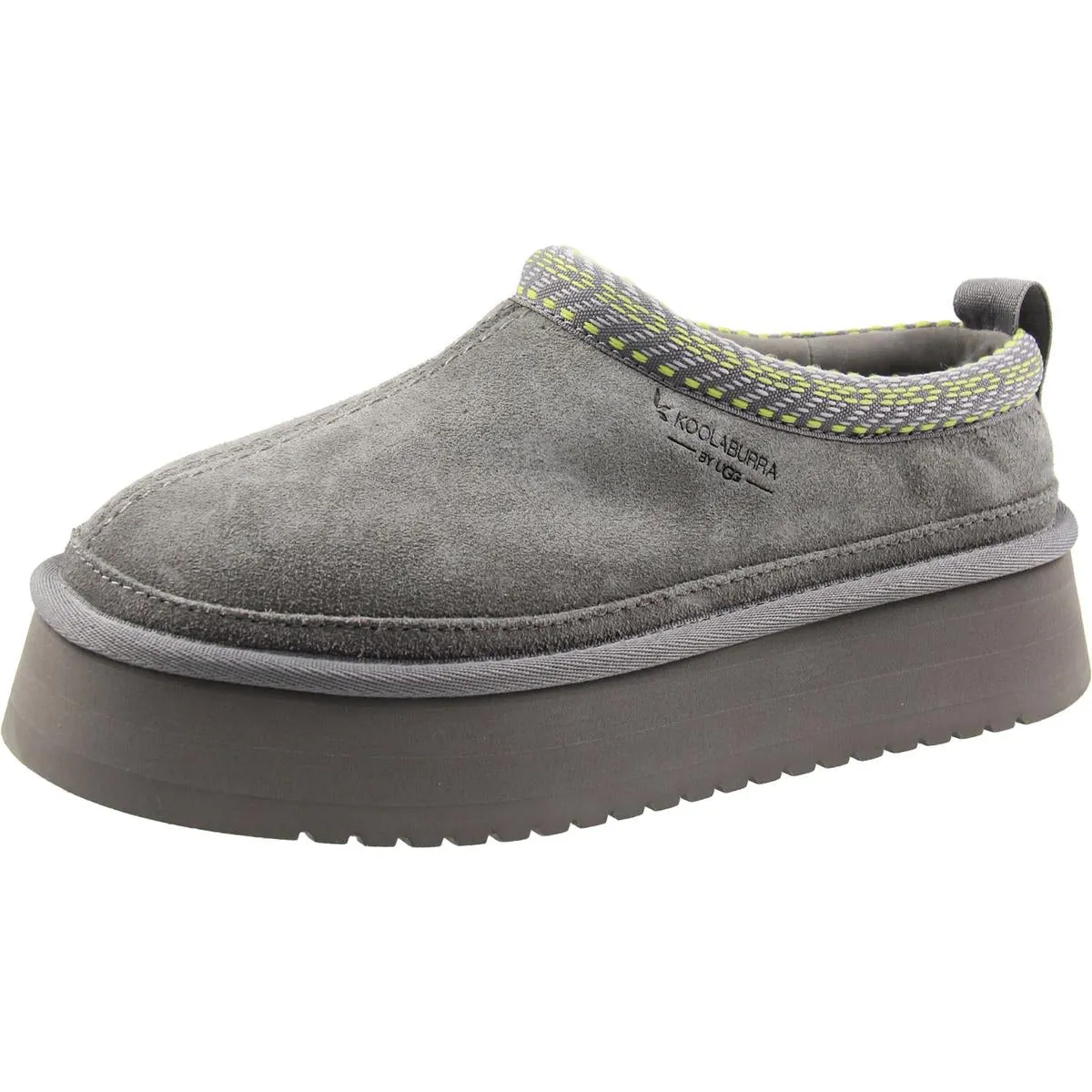 Burree Womens Supercomff Faux Suede Loafer Slippers