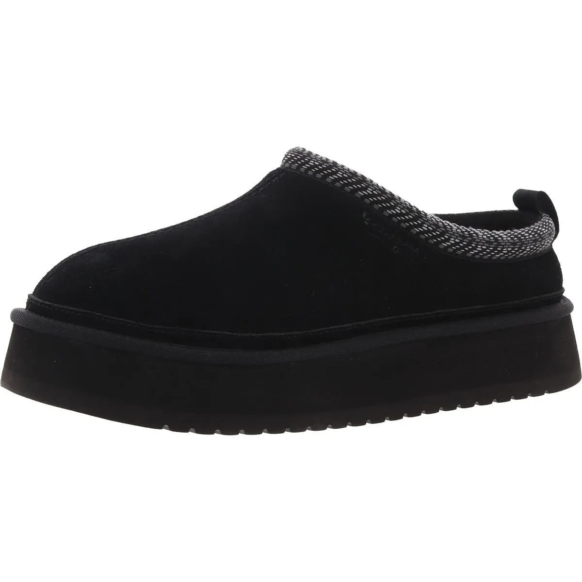 Burree Womens Supercomff Faux Suede Loafer Slippers