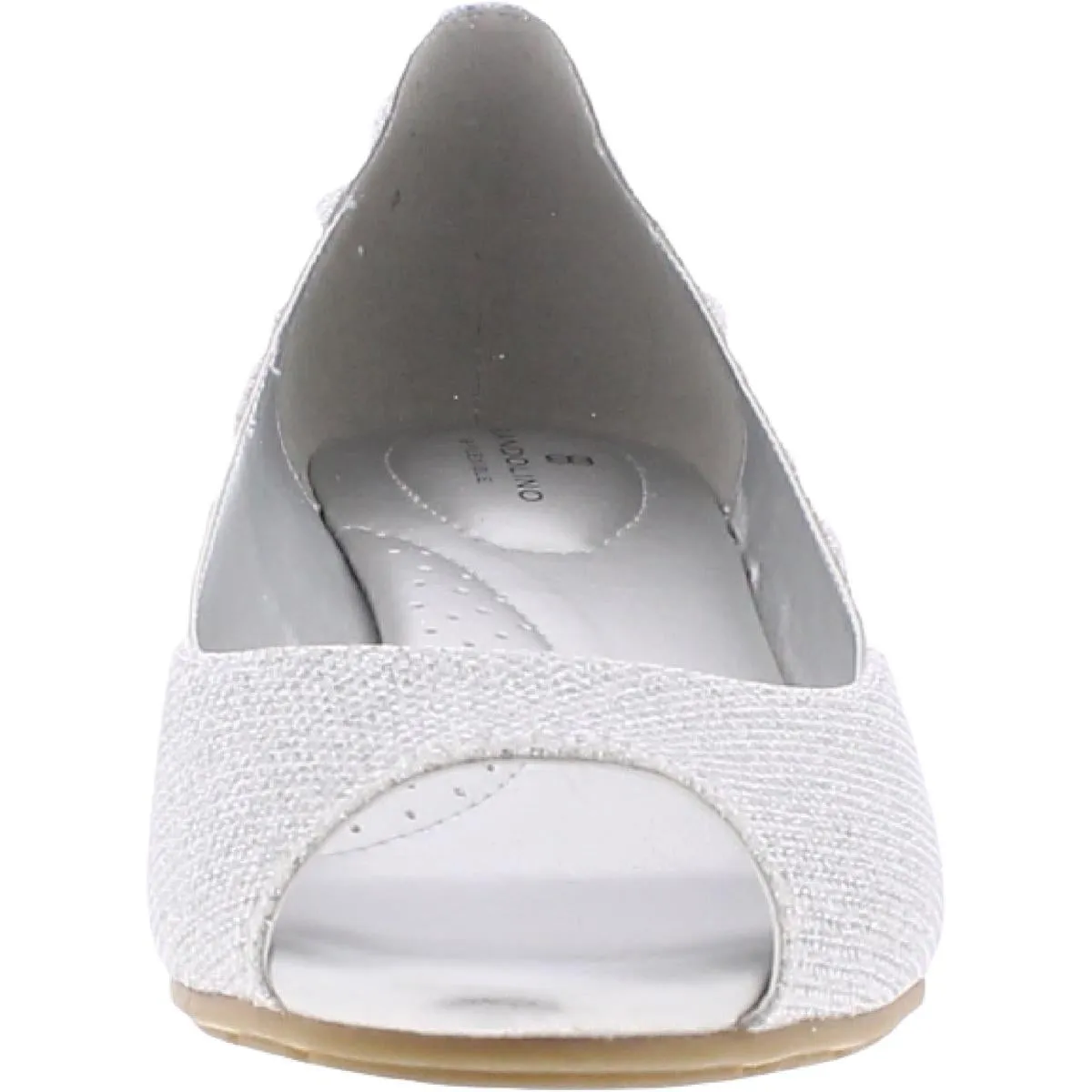 Candra 2 Womens Solid Peep Toe Wedge Sandals