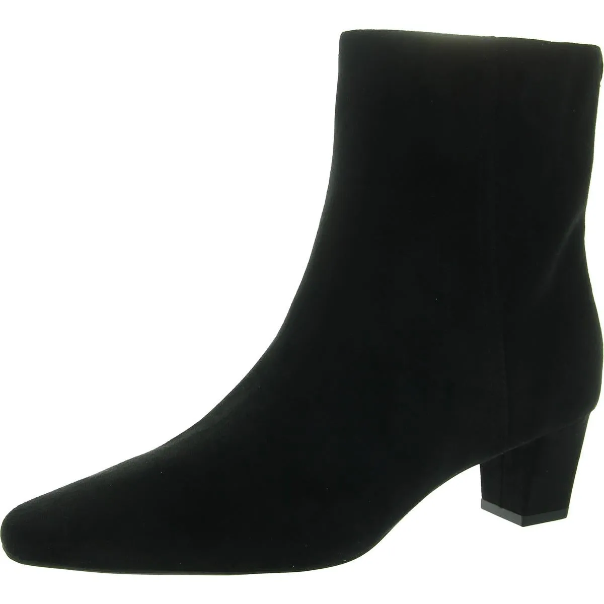 Carlie Womens Zipper Faux Suede Booties