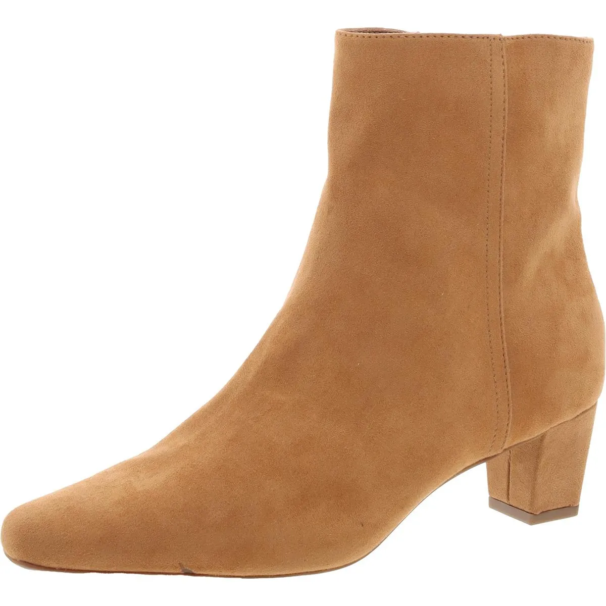 Carlie Womens Zipper Faux Suede Booties