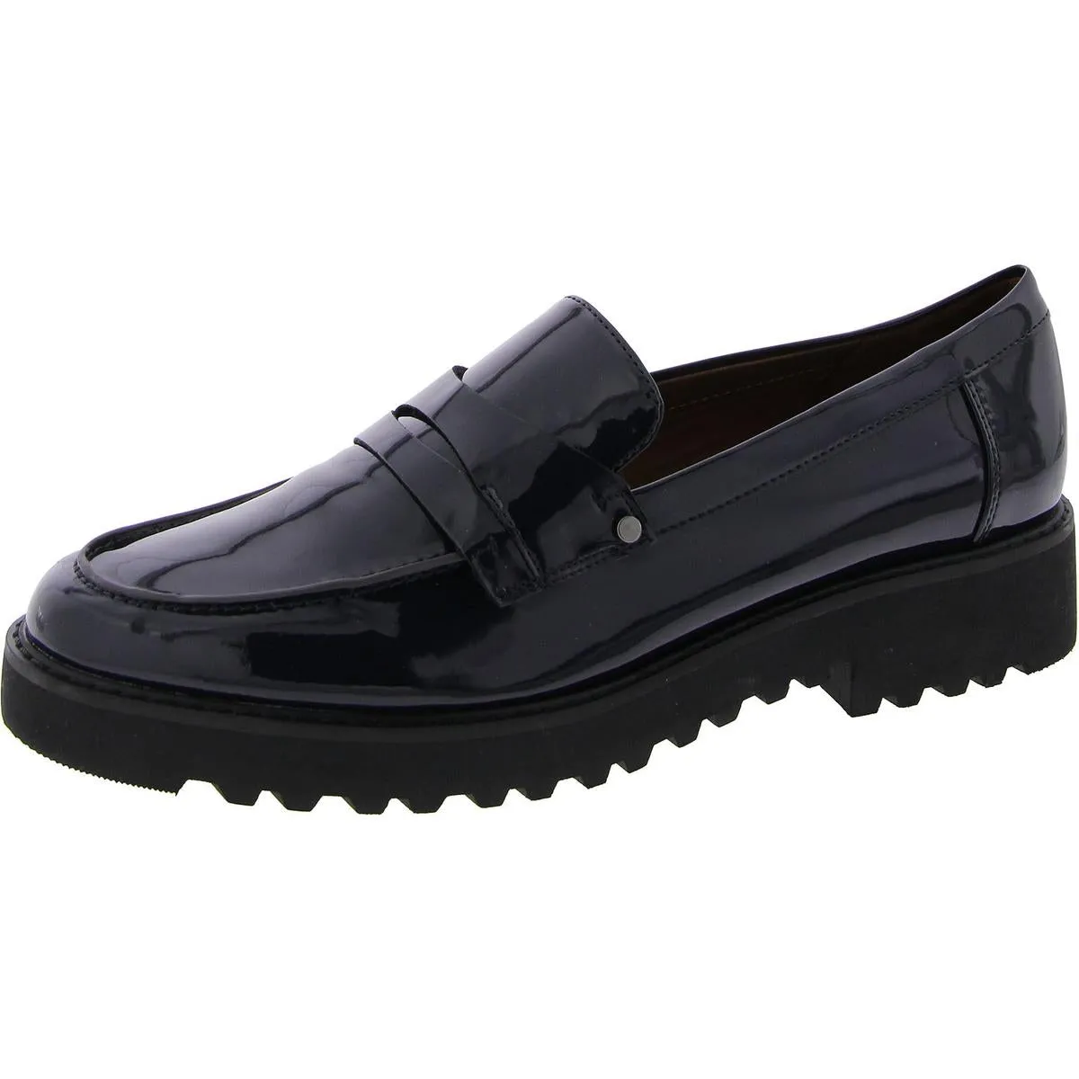 Cassandra Womens Slip On Flat Loafers