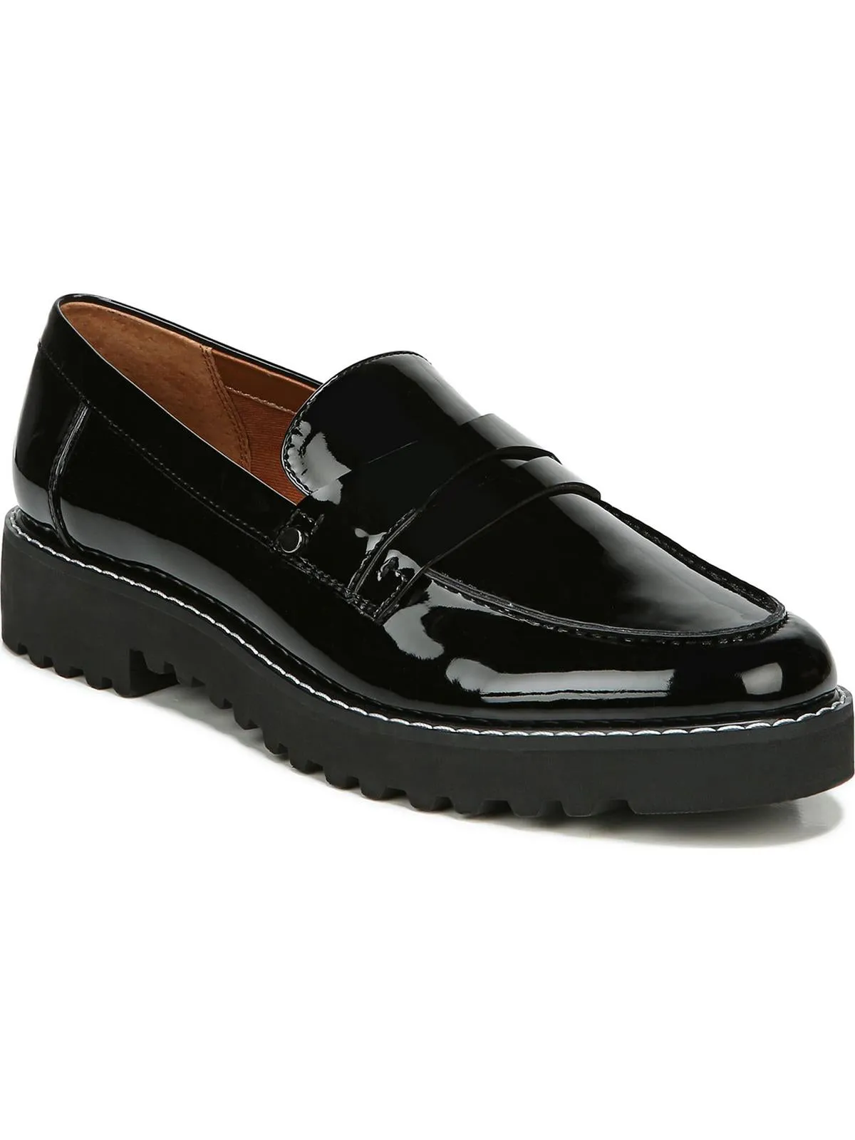 Cassandra Womens Slip On Flat Loafers