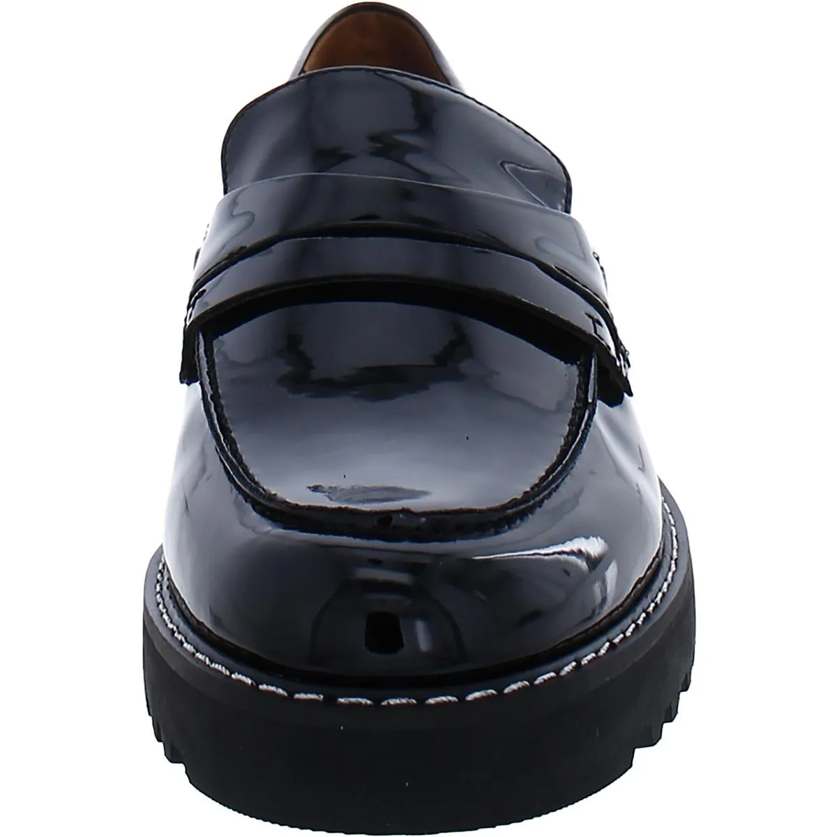Cassandra Womens Slip On Flat Loafers